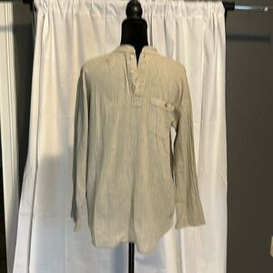 Men’s linen look shirt